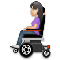 Woman in Motorized Wheelchair- Light Skin Tone emoji on LG